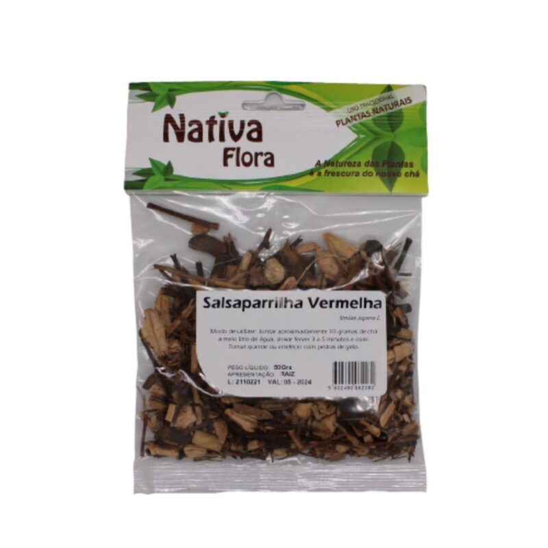 Salsaparrilha Vermelha raiz 50gr