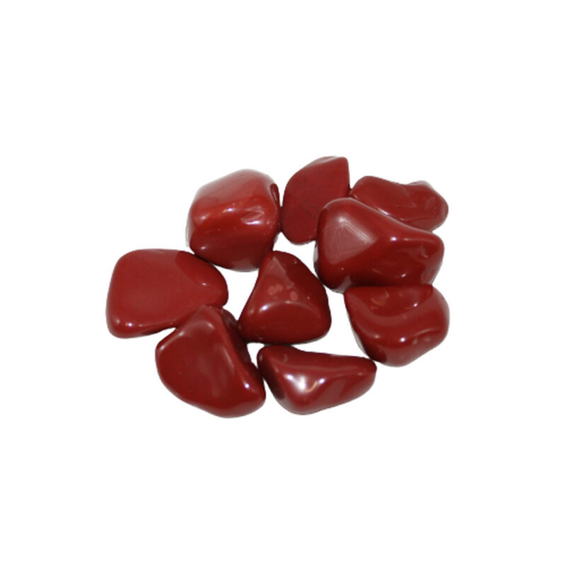 Jaspe Vermelho rolada 2,5x3cm (cx 6)