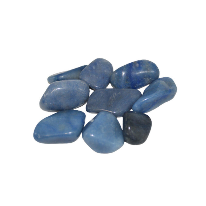 Quartzo Azul rolada 2,5x3cm (cx 6)