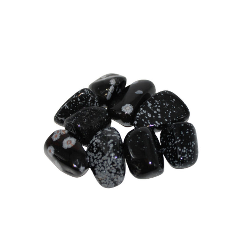 Obsidiana Nevada rolada 2,5x3cm (cx 6)