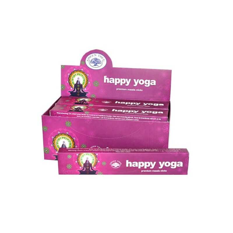 Incenso Green Tree Yoga Feliz 15gr (12unid)