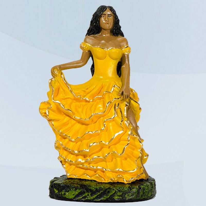 Cigana Vestido Amarelo BAHIA 23cm