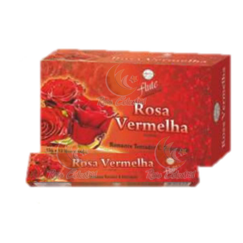 Incenso Flute Rosa Vermelha - 12 und