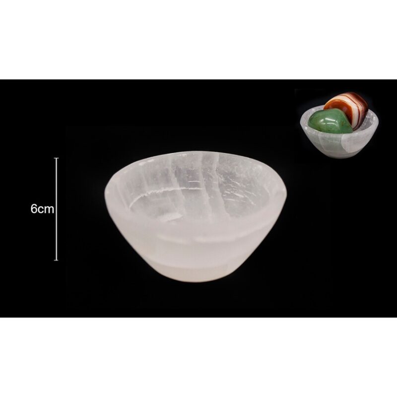 Taca Selenite Redonda 6cm