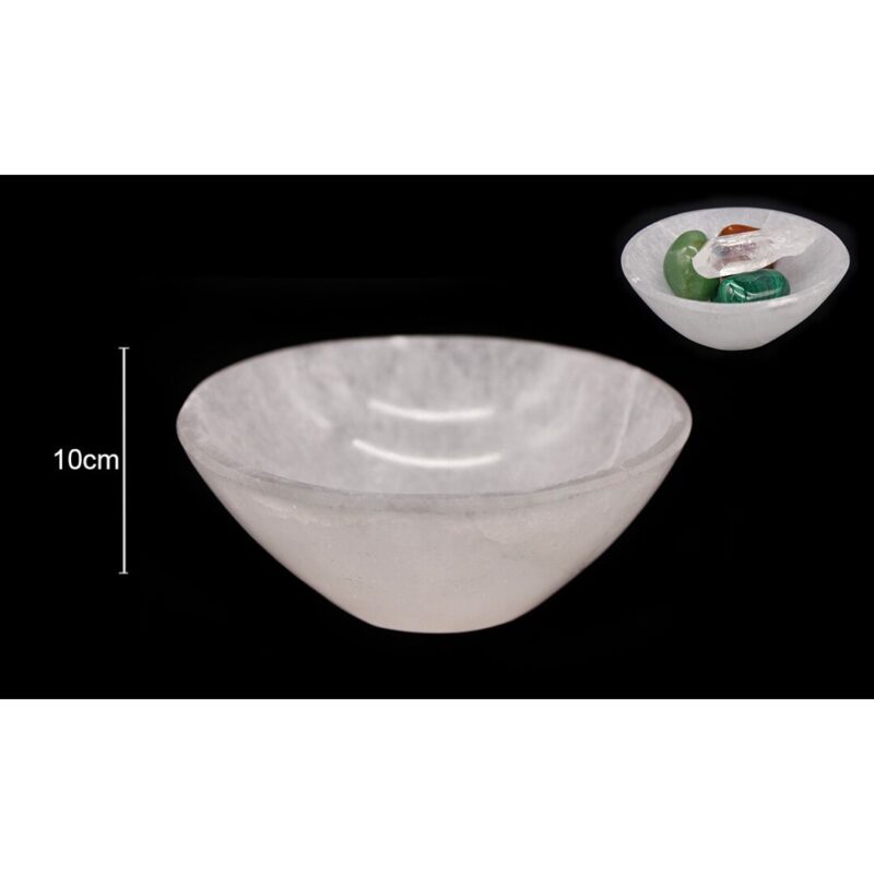 Taca Selenite Redonda 10cm