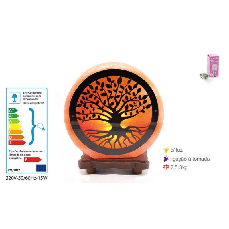 Candeeiro de Sal Árvore Vida 2,5-3Kg