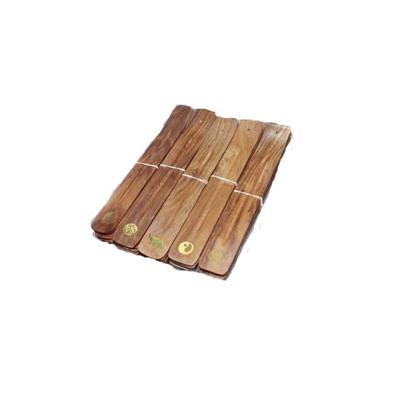 Porta Incenso Madeira 26cm (6und)