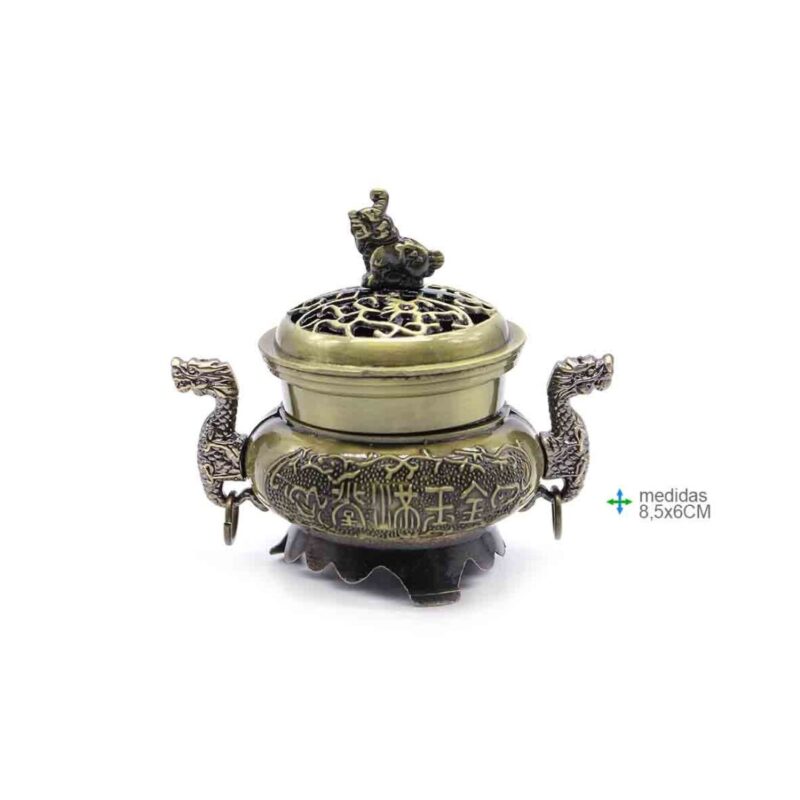Queimador Incenso Metal 8.5X6
