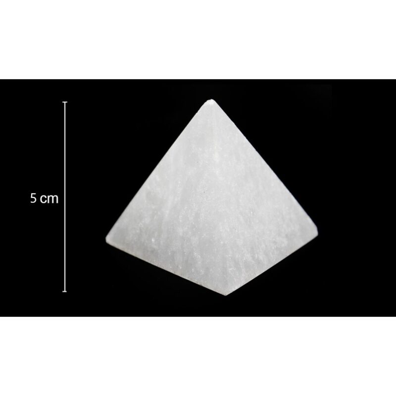 Piramide Selenite Branca 5cm