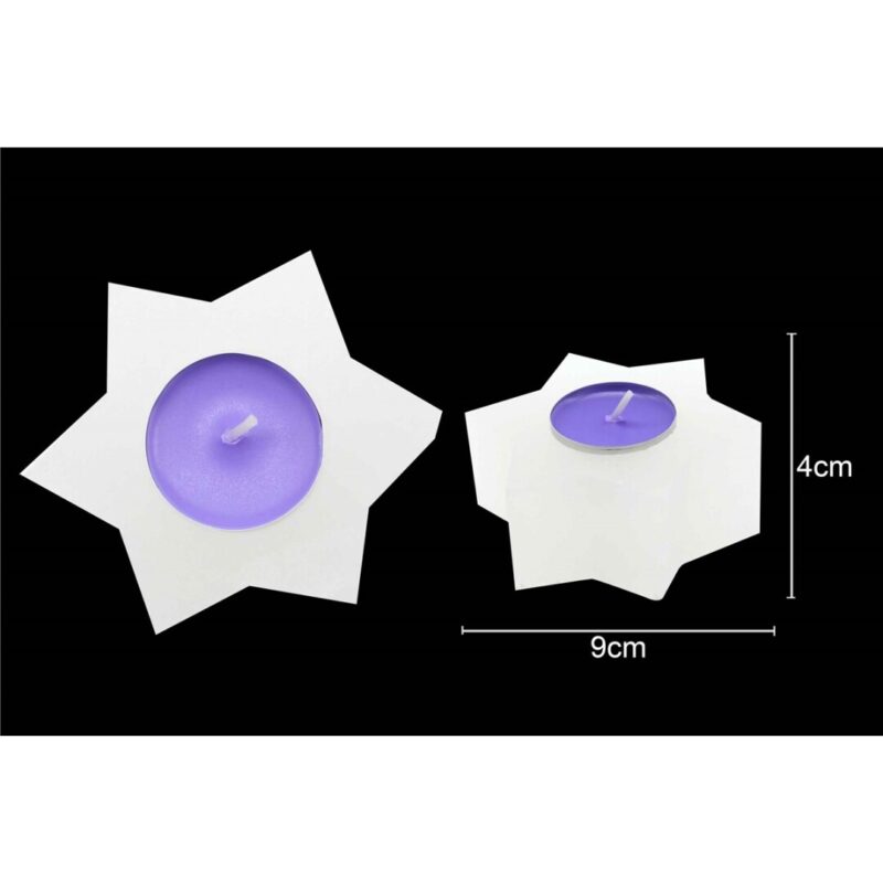 Porta Vela Selenite Estrela 9cm