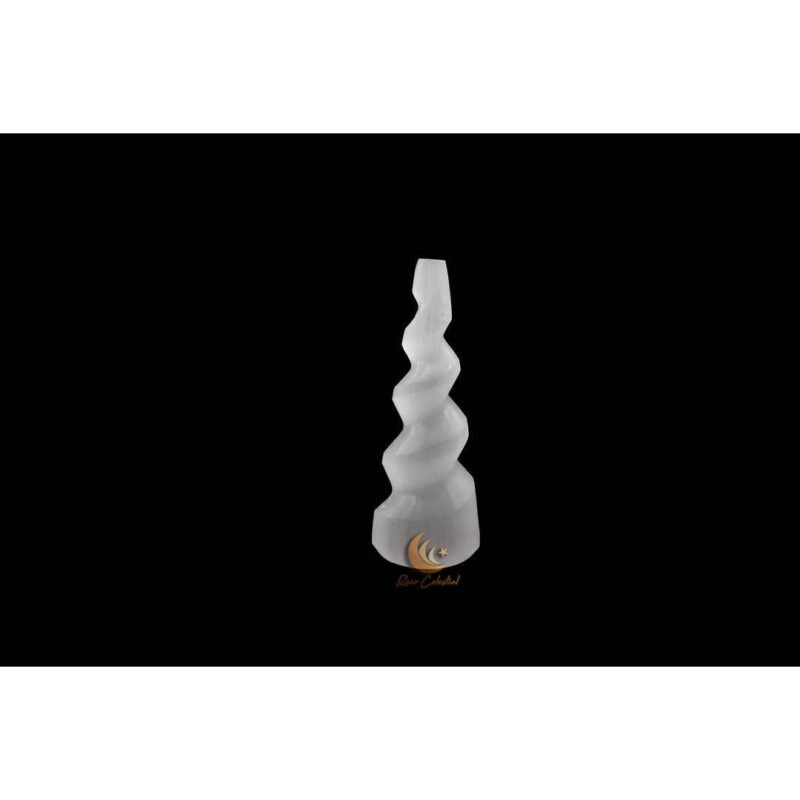 Catedral Selenite Espiral 10cm