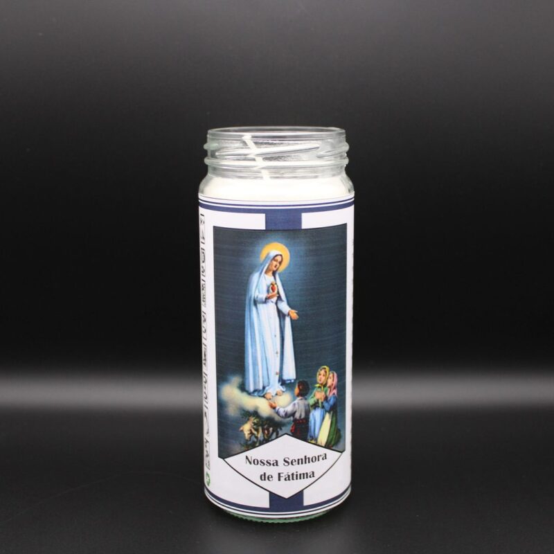 VELA FRASCO NOSSA SRA DE FATIMA