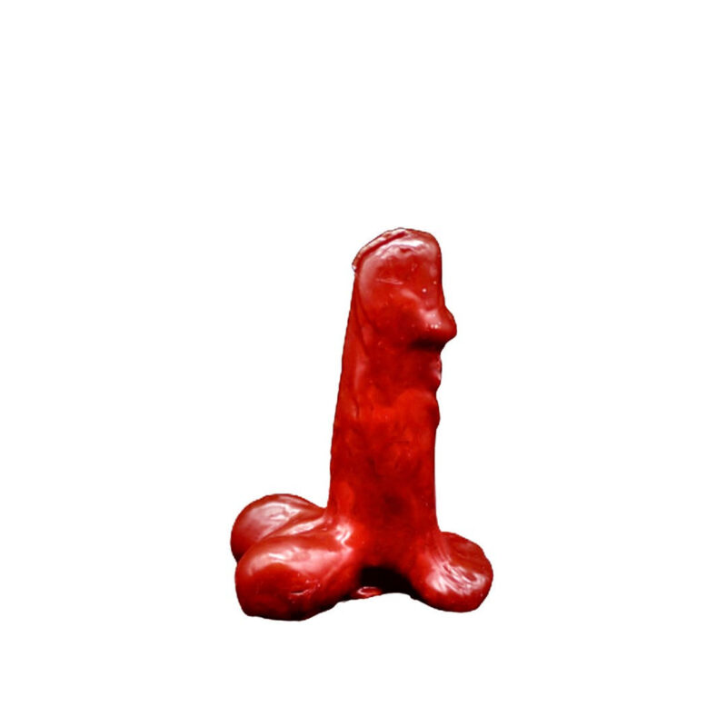 VELA FALO VERMELHO 17CM