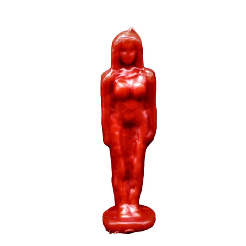 VELA MULHER VERMELHO 22CM