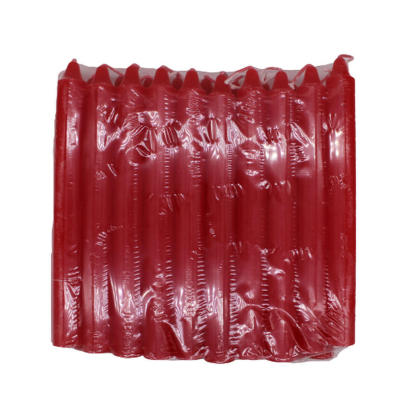 VELA VERMELHO (16 UNID) 20X2CM