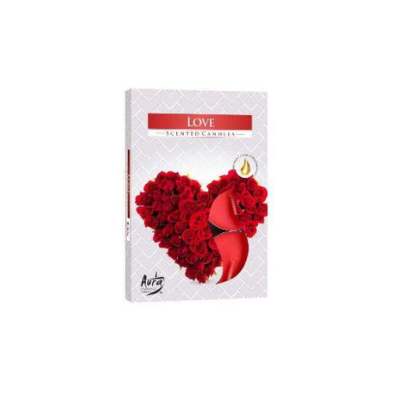 Vela T Light Amor (cx 6 und)