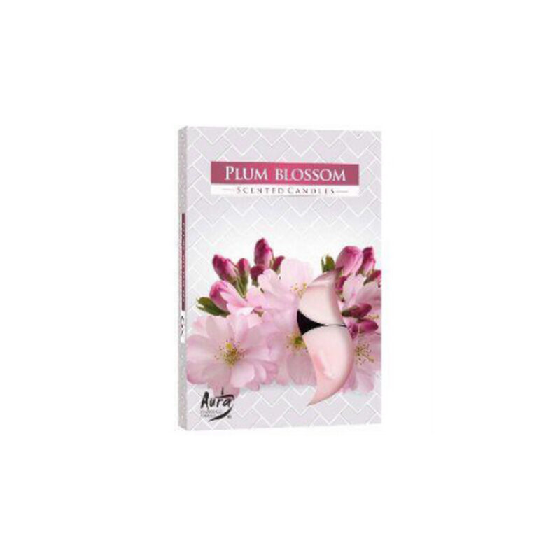 Vela T Light Flor de Ameixa (cx 6 und)