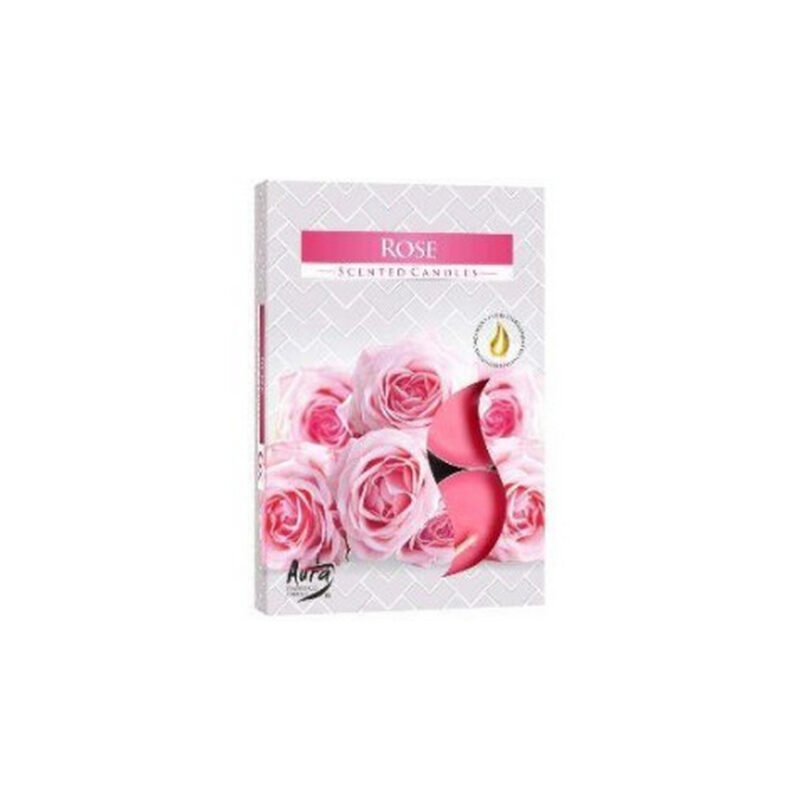 Vela T Light Rosas (cx 6 und)