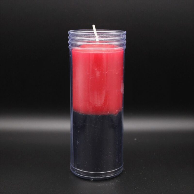 VELA COPO VERMELHO-PRETO