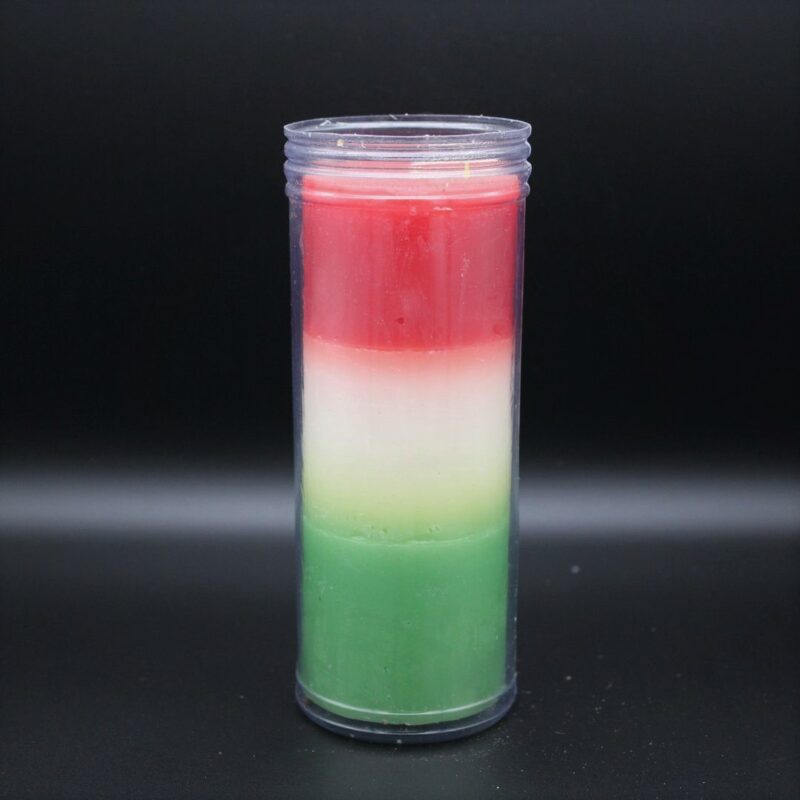 VELA COPO VERMELHO-BRANCO-VERDE
