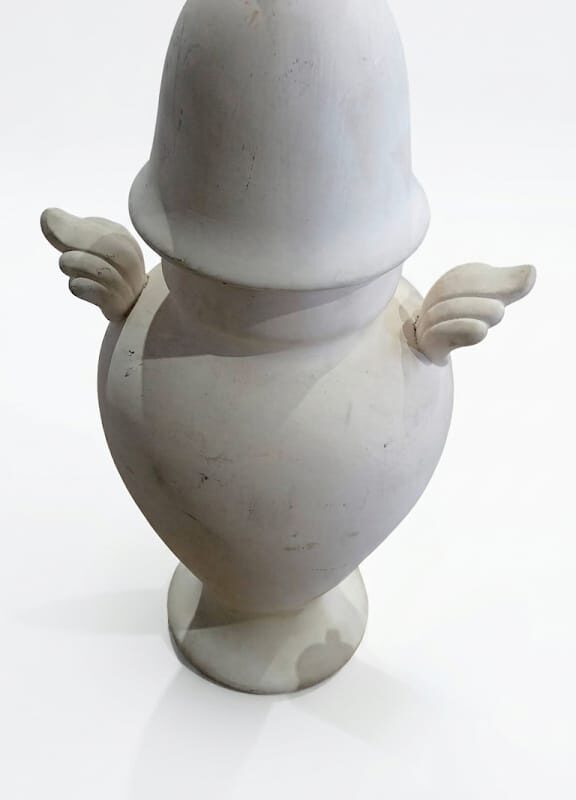 Quartilhão cru com asa (pintável) 50cm
